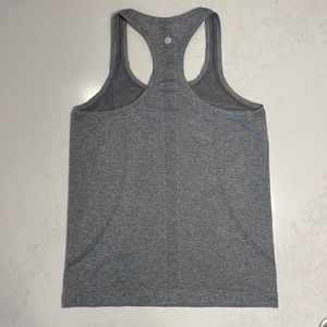 Lululemon swiftly tech tank, size 8, heathered grey